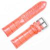 orange crocodile grain chrono long replacement watch band orange crocodile grain chrono long replacement watch band