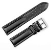black oil leather long replacement watch band black oil leather long replacement watch band