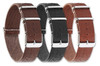 Distressed Leather Military Style Distressed Leather Military Style