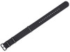 Black PVD black buckle nylon replacement watch band Black PVD black buckle nylon replacement watch band