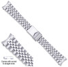 silver jubilee style link replacement watch band