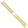 gold president style link replacement watch band