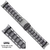 black oyster style link replacement watch band