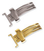 single fold deployment buckles for watch bands and watch straps