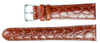 reddish brown alligator grain replacement watch band reddish brown alligator grain replacement watch band