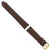 deBeer Dark Brown Vegan Microfiber with White Stitching  Watch Band