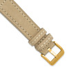 deBeer Tan Suede Leather Stitched with Brushed Buckle Watch Band deBeer Tan Suede Leather Stitched with Brushed Buckle Watch Band