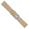 deBeer Tan Suede Leather Stitched with Brushed Buckle Watch Band deBeer Tan Suede Leather Stitched with Brushed Buckle Watch Band