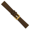 deBeer Brown Suede Leather Stitched with Brushed Buckle Watch Band deBeer Brown Suede Leather Stitched with Brushed Buckle Watch Band