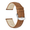 deBeer Havana Natural Grain Leather Stitched Buckle Watch Band