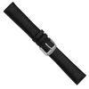 deBeer Black Natural Grain Leather Stitched with Buckle Watch Band deBeer Black Natural Grain Leather Stitched with Buckle Watch Band