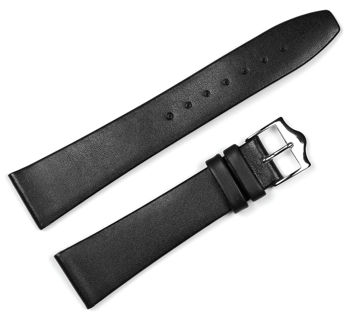 Top Cheap Black Leather Replacement Watch Band P227GL_K0041092 main image 1