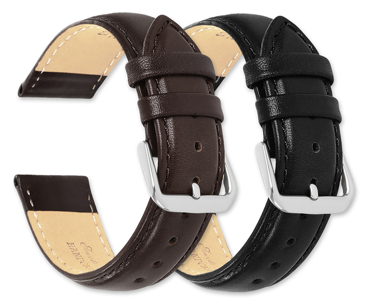 Short leather hot sale watch bands