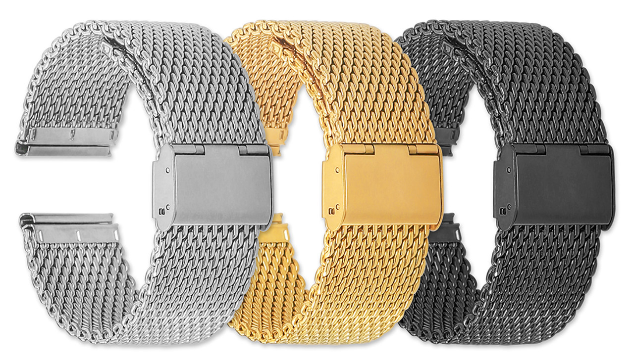 Metal Mesh Replacement Watch Strap