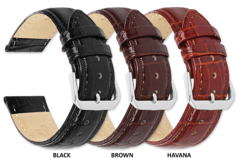 Bespoke Watch Strap in Natural Himalayan Crocodile – Solitaire Official