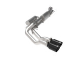 49-43117-B Rebel Series 3 IN 409 Stainless Steel Cat-Back Exhaust System w/Black Tip Ford F-250/F-350 17-24 V8-6.2/7.3L