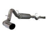 49-44001 Large Bore-HD 4 IN 409 Stainless Steel Cat-Back Exhaust System w/ Polished Tip GM Diesel Trucks 01-05 V8-6.6L (td) LB7/LLY