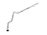 49-44128-P Large Bore-HD 3 IN 409 Stainless Steel DPF-Back Exhaust System w/Polished Tip GM Trucks 20-22 L6-3.0L (td) LM2
