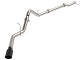 49-44144-B Large Bore-HD 3 IN 409 Stainless Steel DPF-Back Exhaust System w/Black Tip GM Trucks 23-25 L6-3.0L (td) LZ0