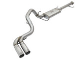 49-46030-P Rebel Series 3 IN Cat-Back Exhaust System w/ Mid-Side Exit Polished Tips Toyota FJ Cruiser 07-18 V6-4.0L