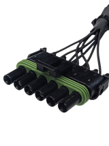 PSI Power 8" John Deere Fuel Pump Pigtail – 6-Way Aptiv Connector Wiring Harness - PSI2018