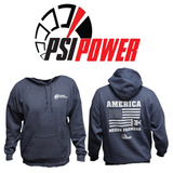 Heather Navy America Needs Farmers Hoodie