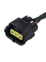 PSI Power 6-inch John Deere and Kubota fuel pressure sensor pigtail with 3-way Tyco connector harness, part number PSI2031. PSI Power 6-inch John Deere and Kubota fuel pressure sensor pigtail with 3-way Tyco connector harness, part number PSI2031.