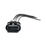 PSI Power 6-inch GM and Ford multiuse pressure sensor pigtail with 4-way Tyco connector harness, part number PSI2047. PSI Power 6-inch GM and Ford multiuse pressure sensor pigtail with 4-way Tyco connector harness, part number PSI2047.