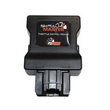 Throttle Control Module for 2007–2025 Nissan vehicles (model 44300), featuring a sleek black control unit with labeled ports, a durable wiring harness, and OEM-style connectors designed for quick plug-and-play installation to enhance throttle response and reduce acceleration lag.