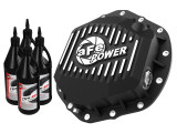 46-71151B aFe POWER Pro Series Rear Differential Cover Black w/ Machined Fins & 