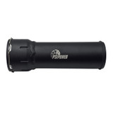 Close-up of PSI Power aluminum turbo resonator delete pipe for GM 3.0L LM2/LZO diesel engine upgrade
