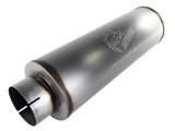 MACH Force-Xp 5 IN 409 Stainless Steel Muffler 5"ID Inlet/Outlet x 30" Overall Length, 8"Body Diameter | 49-91012