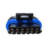 Replacement 6-inch Detroit communication wiring harness with OEM-style 6-way Aptiv connector