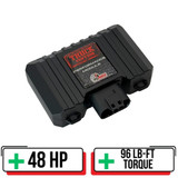 Performance Module for 2016–2019 5.0L Cummins Engines – 63000 shown with module box, wiring harness, and connectors for easy plug-and-play installation.