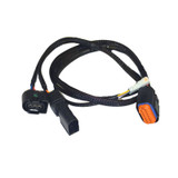 PSI Power Performance Module for 1.8L & 2.4L Doosan Tier IV Engines, shown with a black control unit and integrated wiring harness with connectors.