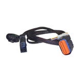 PSI Power Performance Module for 1.8L & 2.4L Doosan Tier IV Engines, shown with a black control unit and integrated wiring harness with connectors.