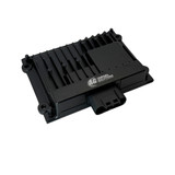 Performance Module for 12.0L Mercedes OM457LA Tier III and 12.8L Mercedes OM460LA Tier II Engines (model MBE4000) shown with a durable black housing, labeled connectors, and plug-in wiring harness, designed to enhance engine power, torque, and efficiency.