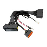 Performance Module for 9.8L 7-Cylinder SISU Tier IV Interim and Tier IV Final Engines (model SISU7098) shown with a durable black housing, labeled connectors, and plug-in wiring harness, designed to improve engine power, torque, and efficiency.