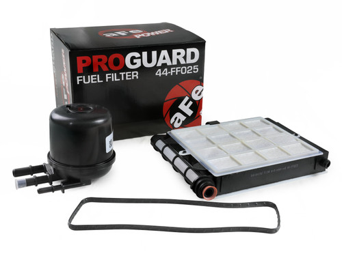 Pro GUARD HD Fuel Filter for 2017–2025 Ford diesel trucks with V8 6.7L Powerstroke engines, built for heavy-duty fuel filtration and maximum engine protection.