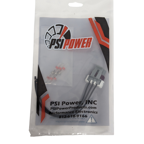 PSI Power 6" Duramax MAP Sensor Pigtail – 3-Way Aptiv Connector Harness