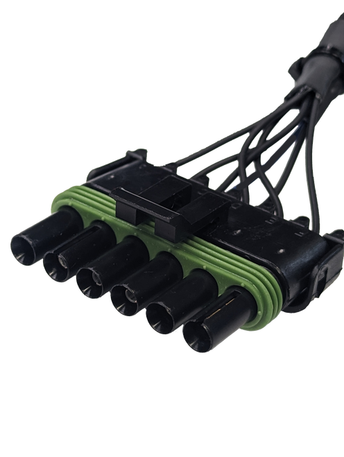 PSI Power 8" John Deere Fuel Pump Pigtail – 6-Way Aptiv Connector Wiring Harness