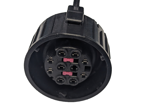 PSI Power 8" John Deere Injector Pigtail – 10-Way John Deere Connector Wiring Harness