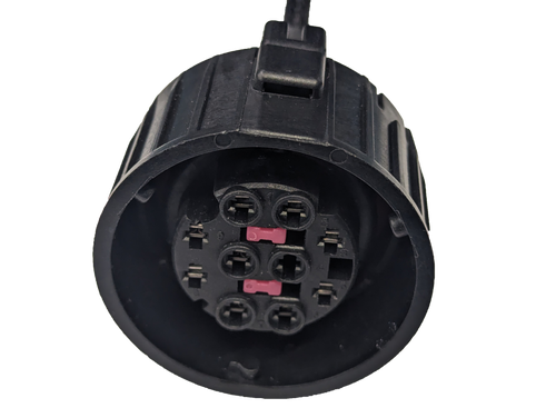 PSI Power 8-inch John Deere injector pigtail with 10-way John Deere connector wiring harness, part number PSI2024.