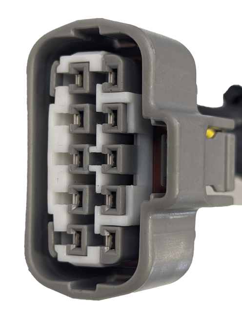 PSI Power 8" CAT & Kubota Injector Pigtail – 10-Way Yazaki Connector Wiring Harness - PSI2025