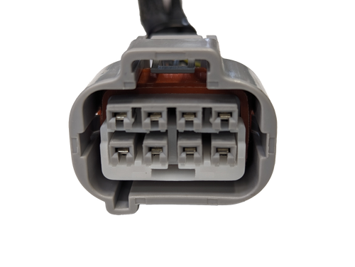 PSI Power 6" Kubota Fuel Injector Pigtail – 8-Way Yazaki Connector Harness