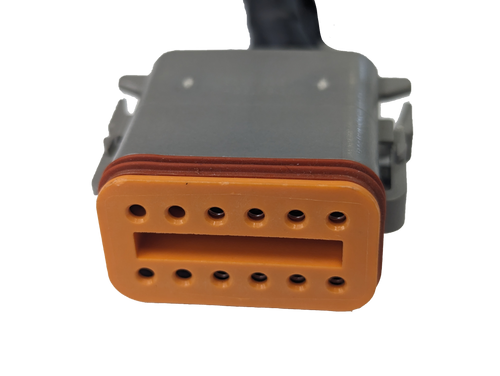 PSI Power 10" CAT Injector Pigtail – 12-Way Deutsch Connector Cummins Injector Harness