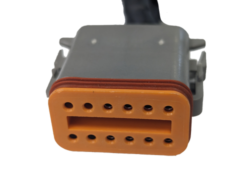 PSI Power 10" CAT Injector Pigtail – 12-Way Deutsch Connector Cummins Injector Harness - PSI2041