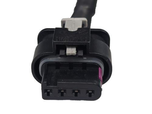 PSI Power 6-inch GM and Ford multiuse pressure sensor pigtail with 4-way Tyco connector harness, part number PSI2047. PSI Power 6-inch GM and Ford multiuse pressure sensor pigtail with 4-way Tyco connector harness, part number PSI2047.