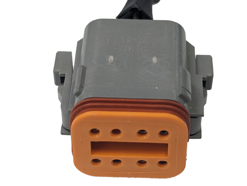 PSI Power 6" SISU Injector Pigtail – 8-Way Deutsch Connector Harness