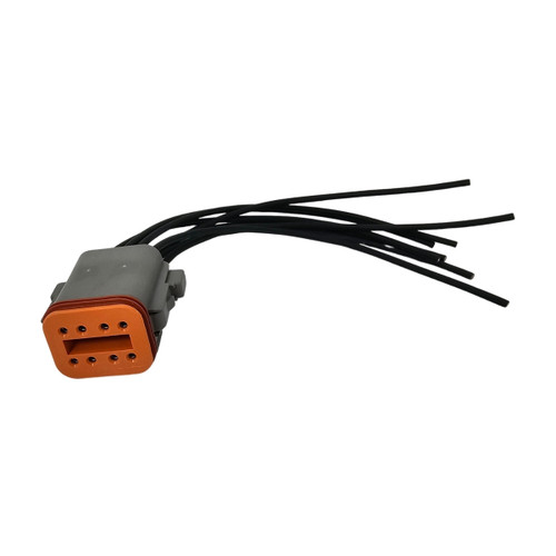 PSI Power 6-inch SISU injector pigtail with 8-way Deutsch connector harness, part number PSI2055. PSI Power 6-inch SISU injector pigtail with 8-way Deutsch connector harness, part number PSI2055.